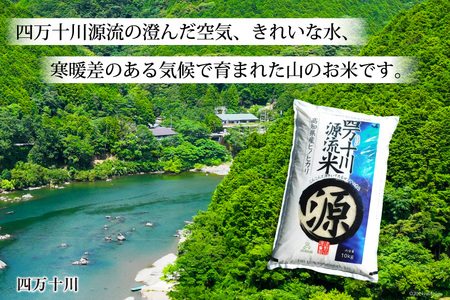 全12回 定期便 米 四万十川源流米・精米 10kg×12回 計120kg [JA高知県高西営農経済センター津野山経済課 高知県 津野町 26ah0011] お米 こめ おこめ 定期 毎月