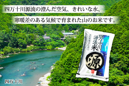 全6回 定期便 米 四万十川源流米・精米 5kg×6回(2ヵ月毎) 計30kg [JA高知県高西営農経済センター津野山経済課 高知県 津野町 26ah0012] お米 こめ おこめ 定期 毎月