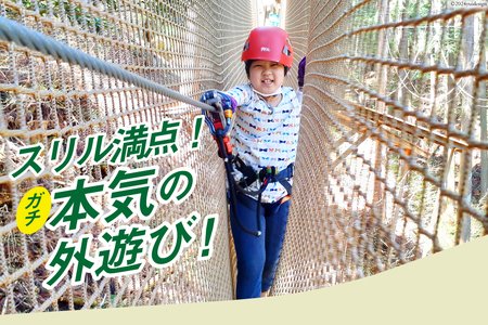 フォレストアドベンチャー・高知＜キャノピーコース＞ 1名様 体験チケット [有限会社谷脇工業(フォレストアドベンチャー高知) 高知県 津野町 26bc0005]
