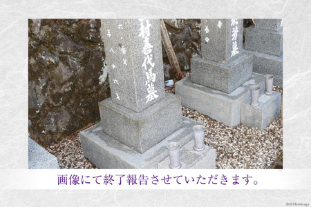 墓石・石碑洗浄 1基 [デトックスストーンズカンパニー 高知県 津野町 26bh0001]