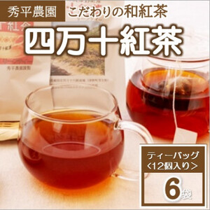 四万十紅茶〈ティーバッグ〉2.5g×12個入り×6袋【1333419】 | 高知県
