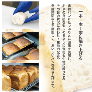 道の駅で売り切れ大人気！モッチリ食感の米粉パン「もち肌美食ぱん」1.5斤×2本／Qak-38