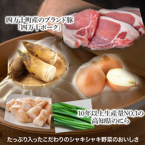 【四万十町限定コラボ】クセになる旨辛のジャン麺まん3袋 ／Qak-41 豚まん ジャン麺 四万十ポーク 個包装 冷凍 国産