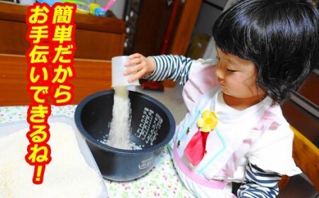 【3ヵ月定期便】こだわりの無洗米でおいしく簡単！「仁井田米にこまる」５㎏／Sbos-01