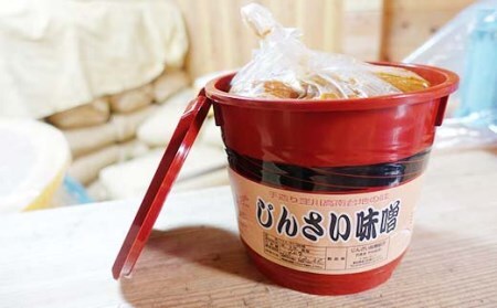 無添加の生きた味噌【じんさい味噌 樽入り2キロ】 Ljm-02