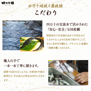 四万十地焼き蒲焼鰻（2尾セット） うなぎ うなぎ蒲焼 高知うなぎ 国産うなぎ うな重 鰻 国産鰻 高知鰻 冷凍鰻 鰻蒲焼 四万十うなぎ 土用の丑の日 ／Esg-19