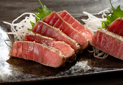 本マグロ 中トロ 藁焼き たたき150g 黒潮本まぐろ 本マグロ まぐろ マグロ 冷凍 田野屋銀象｜詳細画像