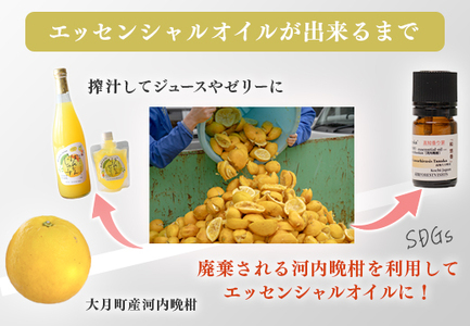 河内晩柑のエッセンシャルオイル 「和悠香」5ml 和精油