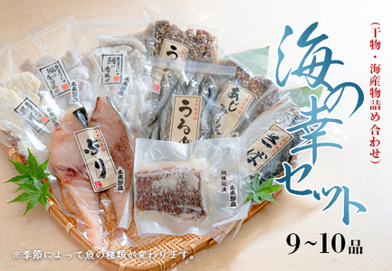海の幸 干物セット 詰め合わせ 9～10品入り 鯛 うるめ あじ さば ぶり 朝食 弁当 夕食
