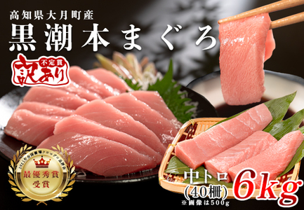 【訳アリ】養殖本マグロ 中トロ 6kg 黒潮本まぐろ 大容量 不定貫 刺身 まぐろ 業務用 訳あり