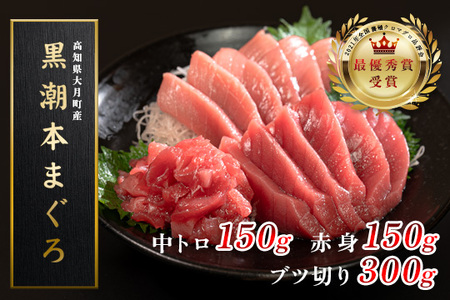 マグロ まぐろ 本マグロ 刺身 赤身 中トロ ぶつ切り 3種 600g 養殖 本まぐろ さしみ 刺し身 ネギトロ ねぎとろ 漬け丼 海鮮丼 まぐろたたき 海鮮セット 柵 年末 年始 正月 高知県 大月町