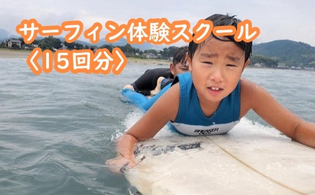 サーフィン 体験 スクール 15回分 サーフィン サーフィン サーフィン ［1509］