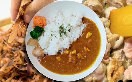 素材にこだわった！ 四万十 チキン カレー と 土佐 カレー 各3食セット 〔冷凍〕 四万十鶏 宗田節 スパイス ［1596］