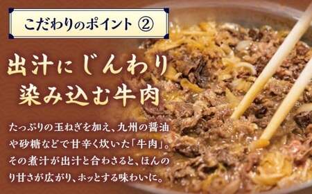 【定期便4カ月】 資さん肉ごぼ天うどん（15人前）×4回 合計60人前 肉うどん ごぼう天うどん