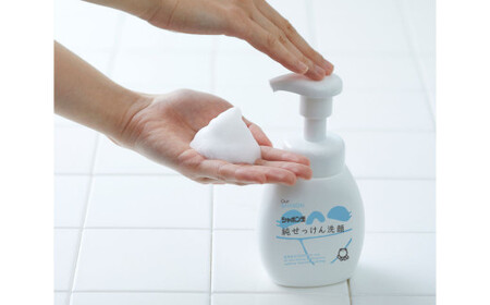 純せっけん洗顔 泡ボトル 1個、純せっけん洗顔 泡詰め替え 10個 石鹸 石けん 洗顔 泡石鹸 純石鹸 ボトル 詰め替え シャボン玉