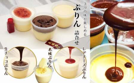【指定日必須】 本城ぷりん 詰め合わせ セット （90g×9個） プリン ぷりん 生チョコぷりん レアチーズぷりん