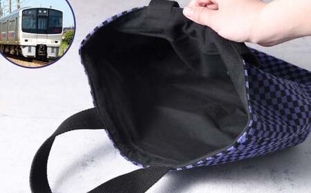 【811系】 トートバッグ 小 約30cm × 約20cm(ほか持ち手 約30cm)アップサイクル バッグ モケット