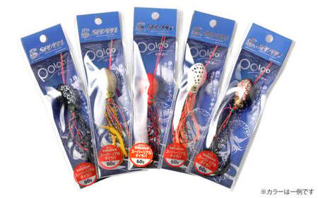 ポルポー 60g 計5個 セット polpo ルアー 疑似餌 タイラバ 釣り 釣具