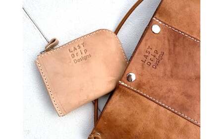 お札を折らないL字財布 （コンパクト） ヌメ革 牛革 革 レザー 財布 革財布 L字財布 革製品