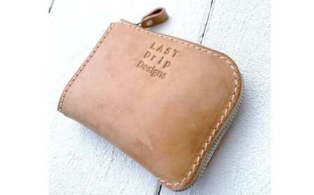 お札を折らないL字財布 （コンパクト） ヌメ革 牛革 革 レザー 財布 革財布 L字財布 革製品