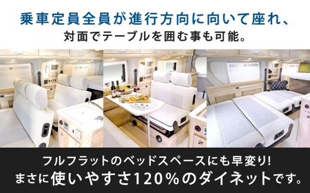 リークⅢ EVOLITE キャンピングカー 車中泊 車旅 車 自動車 車両 7人乗り 就寝定員4人