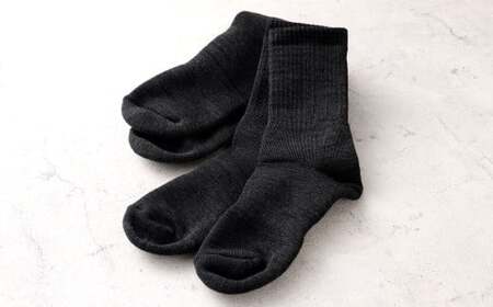 【24-27cm】 履くだけあったか！ばりふわぽかパイルソックス 2足組 靴下 くつした くつ下 ソックス ブラック 福岡県 北九州市
