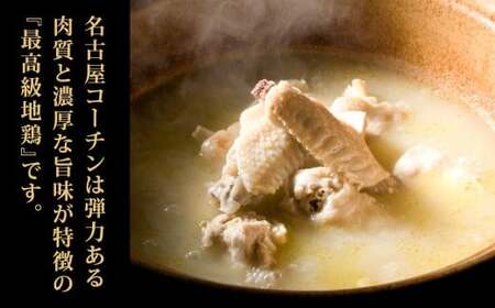 名古屋コーチン 地鶏水炊きコラーゲンセット 約600g 水炊き 水たき 鍋セット 鍋 地鶏 冷凍 福岡県 北九州市