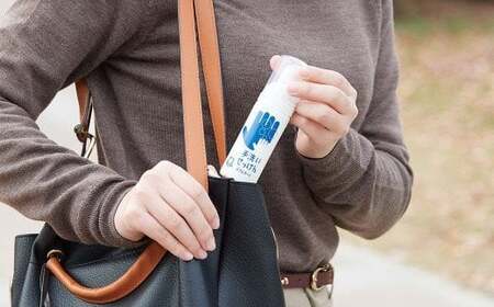 外出のおともに、携帯できる無添加手洗いせっけん。バブルガード携帯タイプ7個セット（シャボン玉石けん）