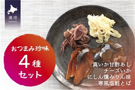おつまみ珍味4種セット[48-1462]