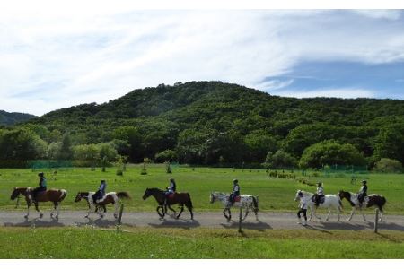 乗馬招待券45分×2枚(初心者コース)[07-092]