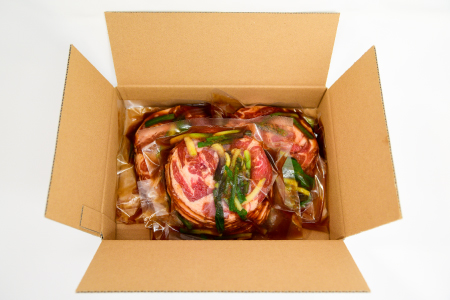 かじたの特製 行者ニンニク入り味付けラムジンギスカン(440g×3P)[11-811]