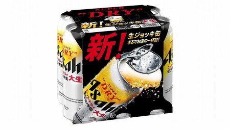 【博多工場産ビール】アサヒ スーパードライ生ジョッキ缶 大生485ml ６缶パック×4 ケース入り  | 生ジョッキ
