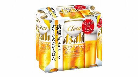 【博多工場産】アサヒビール　クリアアサヒ500ml ６缶パック×4 ケース入り