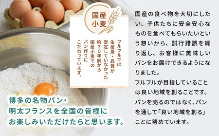 【福岡市】明太フランス9本セット | パン フルフル