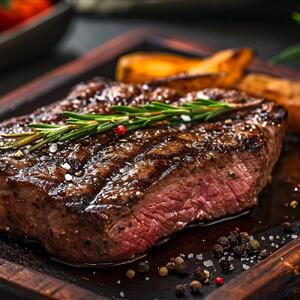 【博多和牛】黒毛和牛特選ロースステーキ(500g)