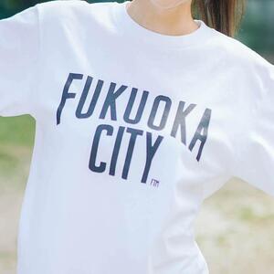 FUKUOKA CITY T-shirt(フクオカシティTシャツ)ブラック・Lサイズ
