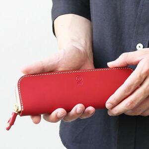 トレーペンケース<キャメル>【福岡市内製造】