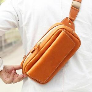 フラップソフトボディバッグ<キャメル>【福岡市内製造】