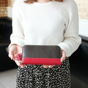 長財布<キャメル>【福岡市内製造】