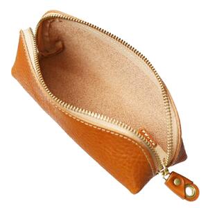 三角ペンケース<レッド>【福岡市内製造】