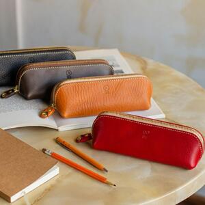 三角ペンケース<ブラック>【福岡市内製造】