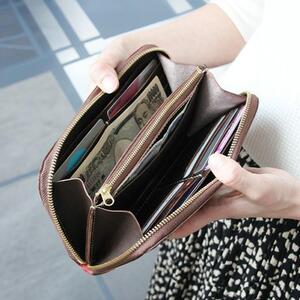 長財布<レッド>【福岡市内製造】