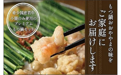 博多もつ鍋おおやま　みそ味 2人前 | モツ鍋 もつなべ 鍋 ホルモン鍋 鍋セット 冷凍 冷凍食品 もつ セット 味噌 国産 牛もつ 取り寄せ ご当地グルメ 福岡県 福岡市