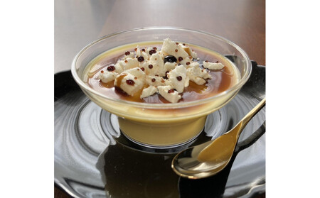 福岡市内製造　新食感生プリンセット(プレーン・塩黒蜜)　計8個