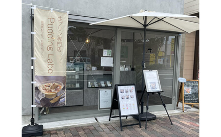 福岡市内製造　新食感生プリンセット(プレーン・塩黒蜜)　計8個