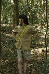 【イカスミブラック】ロングタイプのストラップOnawa（MADE IN FUKUOKA）