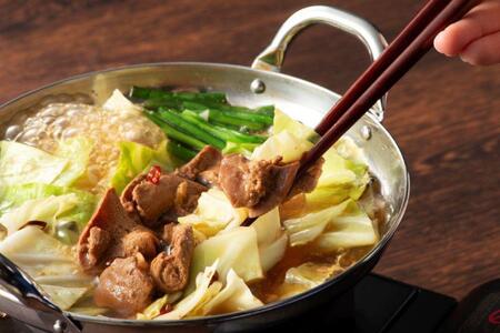 藤丸商店の博多もつ鍋 缶詰3缶セット(醤油味1缶・味噌味2缶 計2種)