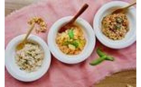 ＜2026年1月下旬以降発送＞素材にこだわった冷凍玄米リゾット3種×4(12個)　簡単湯煎またはチンするだけ【福岡市】