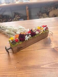 ドライフラワー バトンアレンジ（レッド）kukka【福岡市】