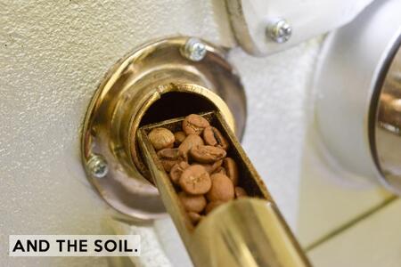 【福岡高砂】AND THE SOIL.オリジナル焙煎オーガニックコーヒー豆GUA　深煎り100g中煎り100g(合計200g)